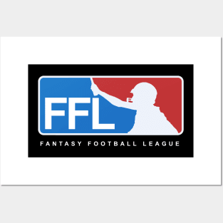 Fantasy Football Logo Tee Posters and Art